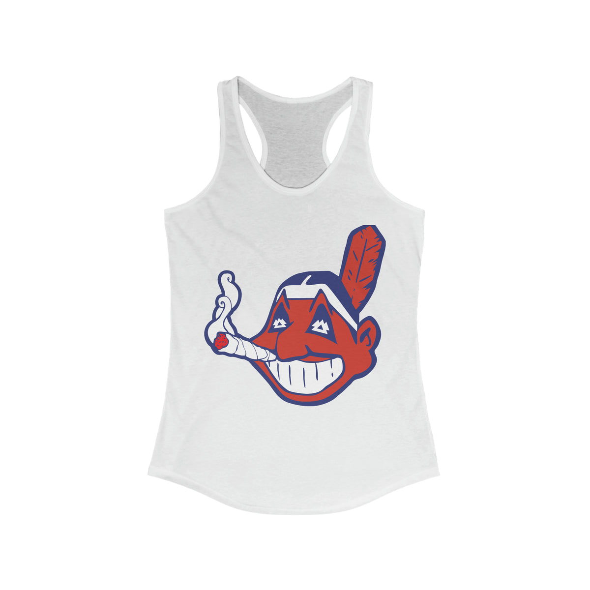 Chiefin Wahoo Wakaanhoo Cleveland Ohio Baseball Women's Ideal Racerbac –  Mythical Merch