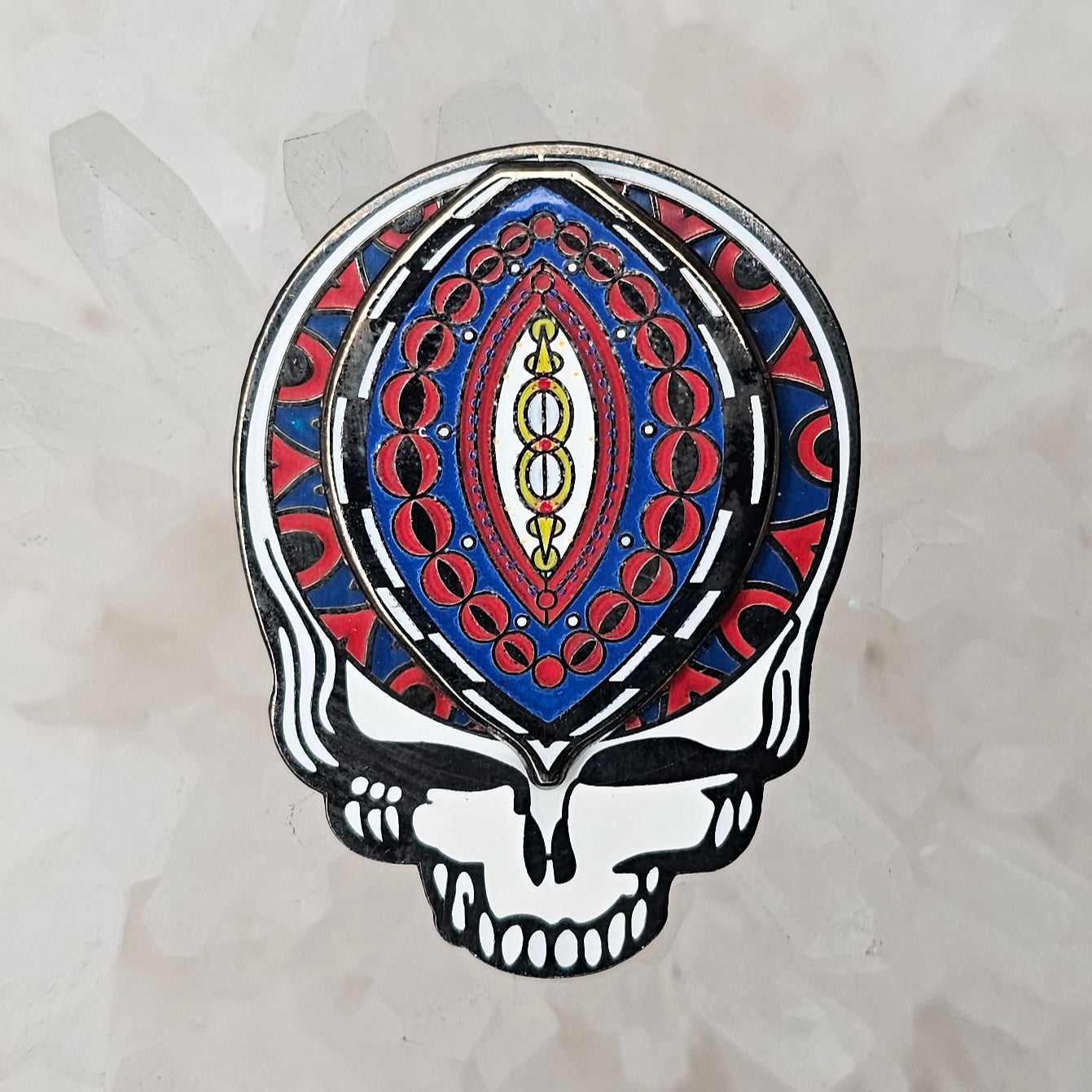 Atlanta Braves - Lapel pin - Grateful dead stealie - Braves - baseball