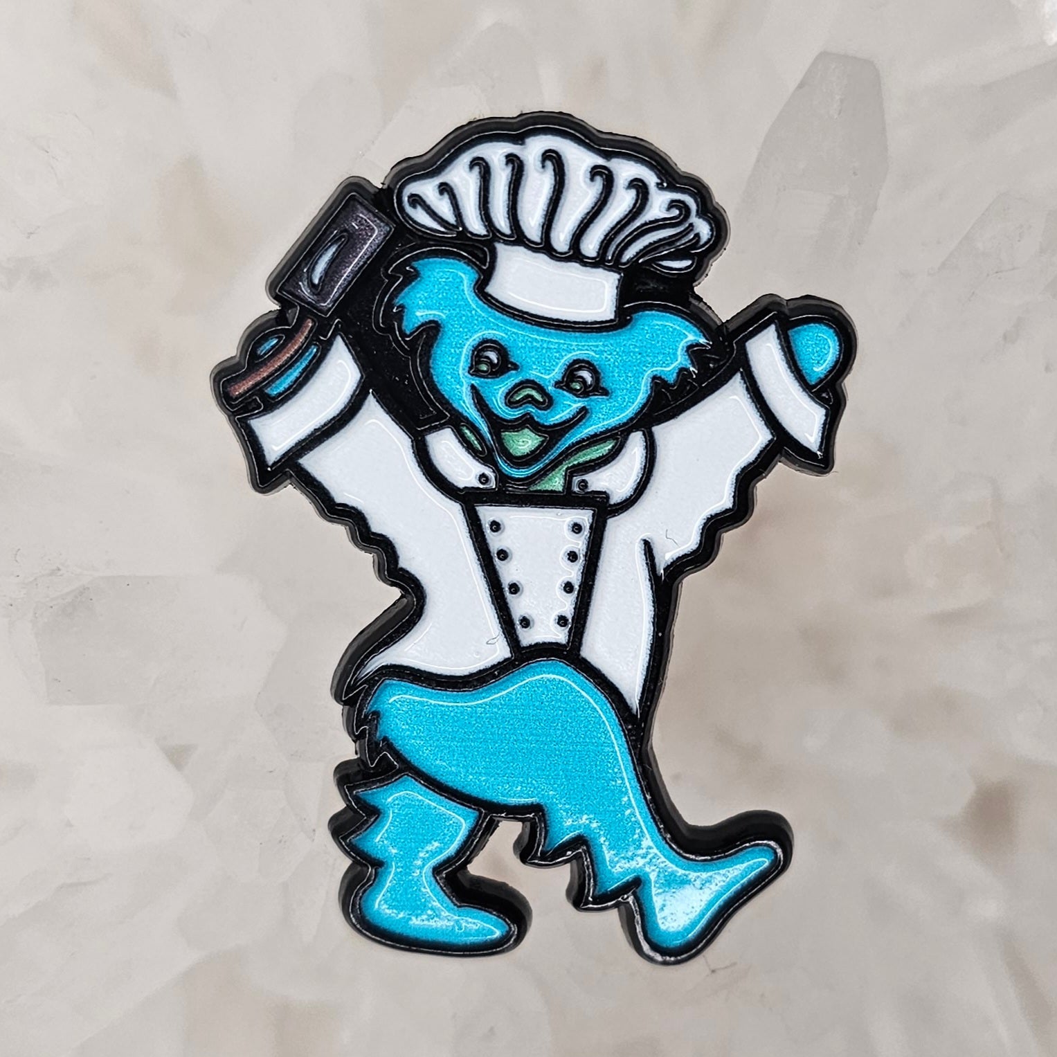 Grateful Dead Dancing Bears Badge Reel