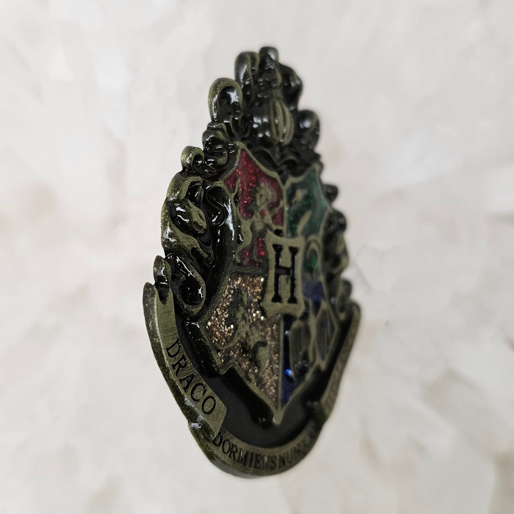 Ravenclaw Crest Glitter Pin