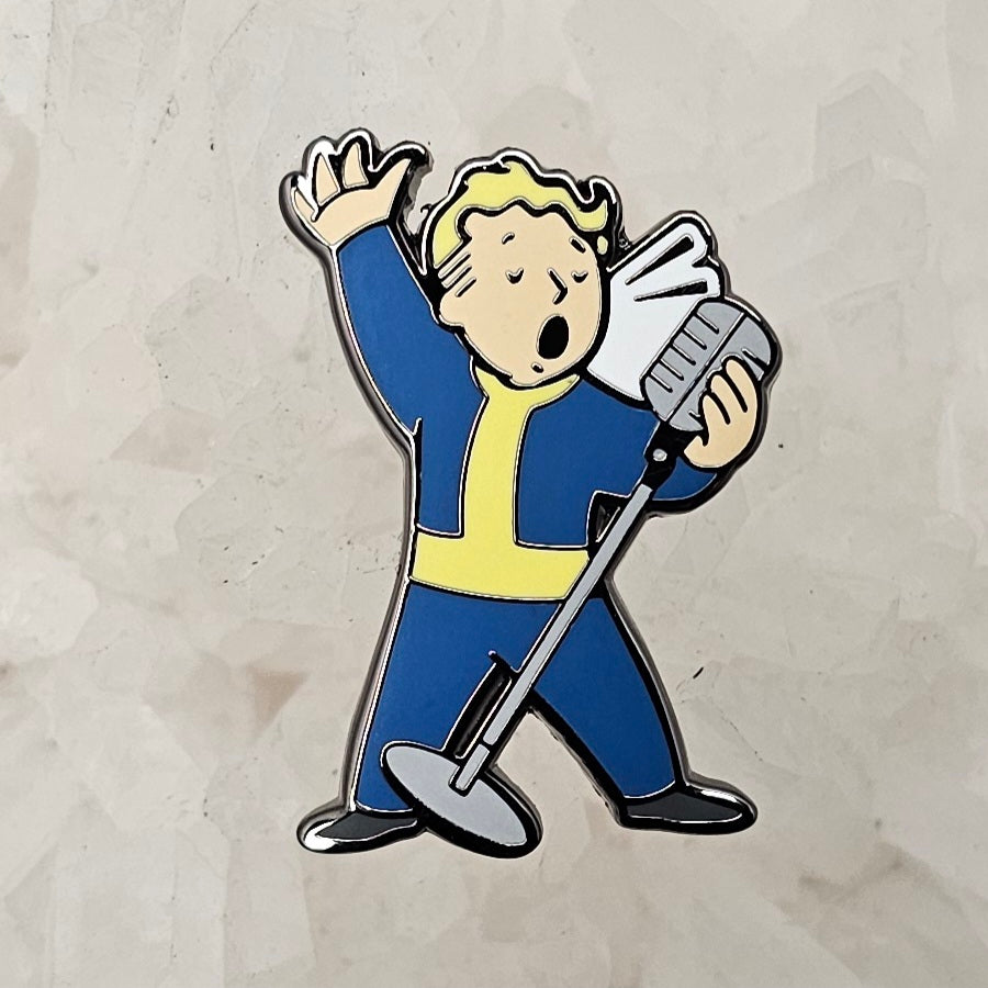 Singing Charisma Vault Boy Fall Out Video Game Enamel Pins Hat Pins La –  Mythical Merch