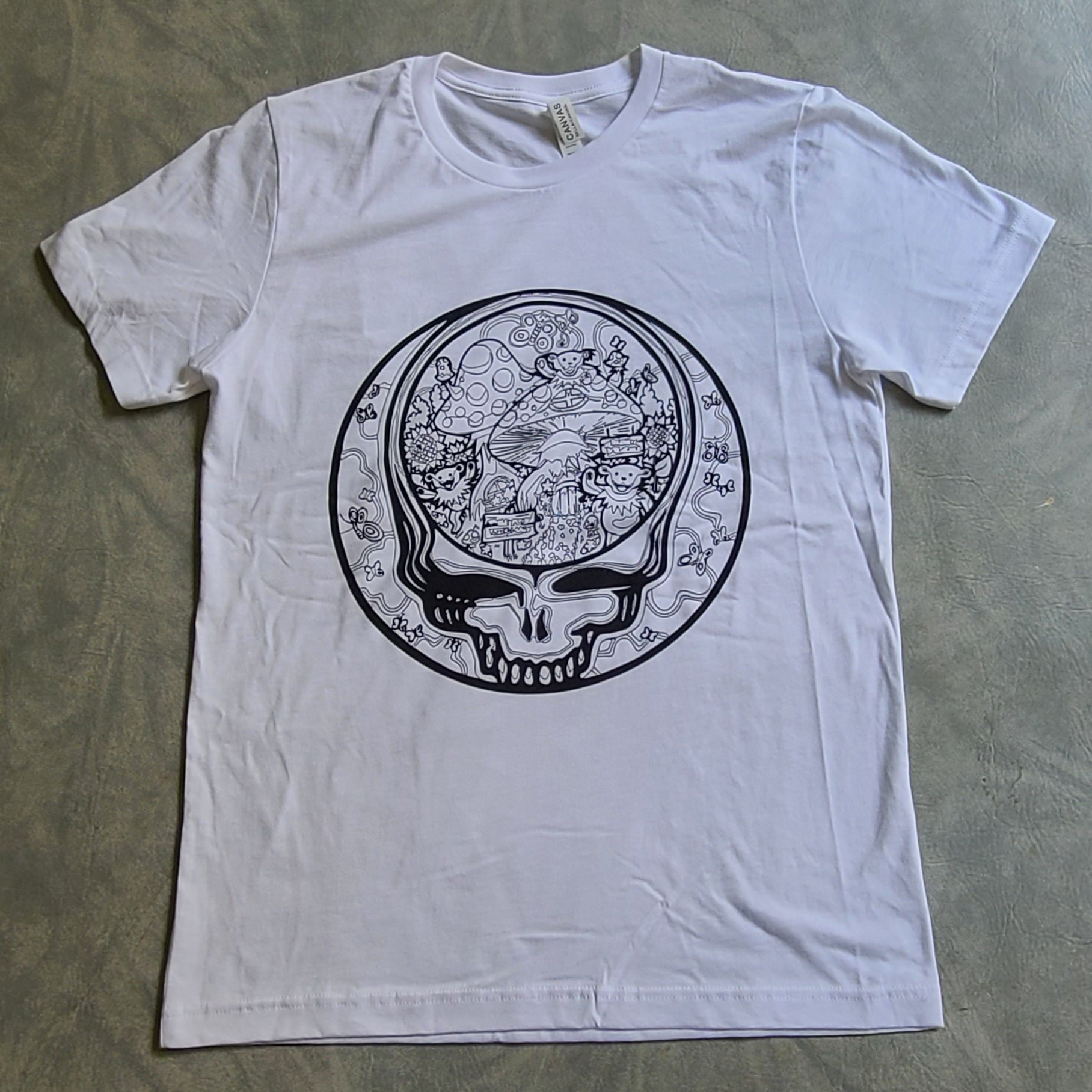 Grateful Dead, Shirts, Grateful Dead Skull Roses Unisex Adult Ss Tee Shirt