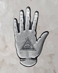 Fortune Teller Hand Rezz Palm Reading Edm Antique Silver Metal Enamel Pins Hat Pins Lapel Pin Brooch Badge Festival Pin