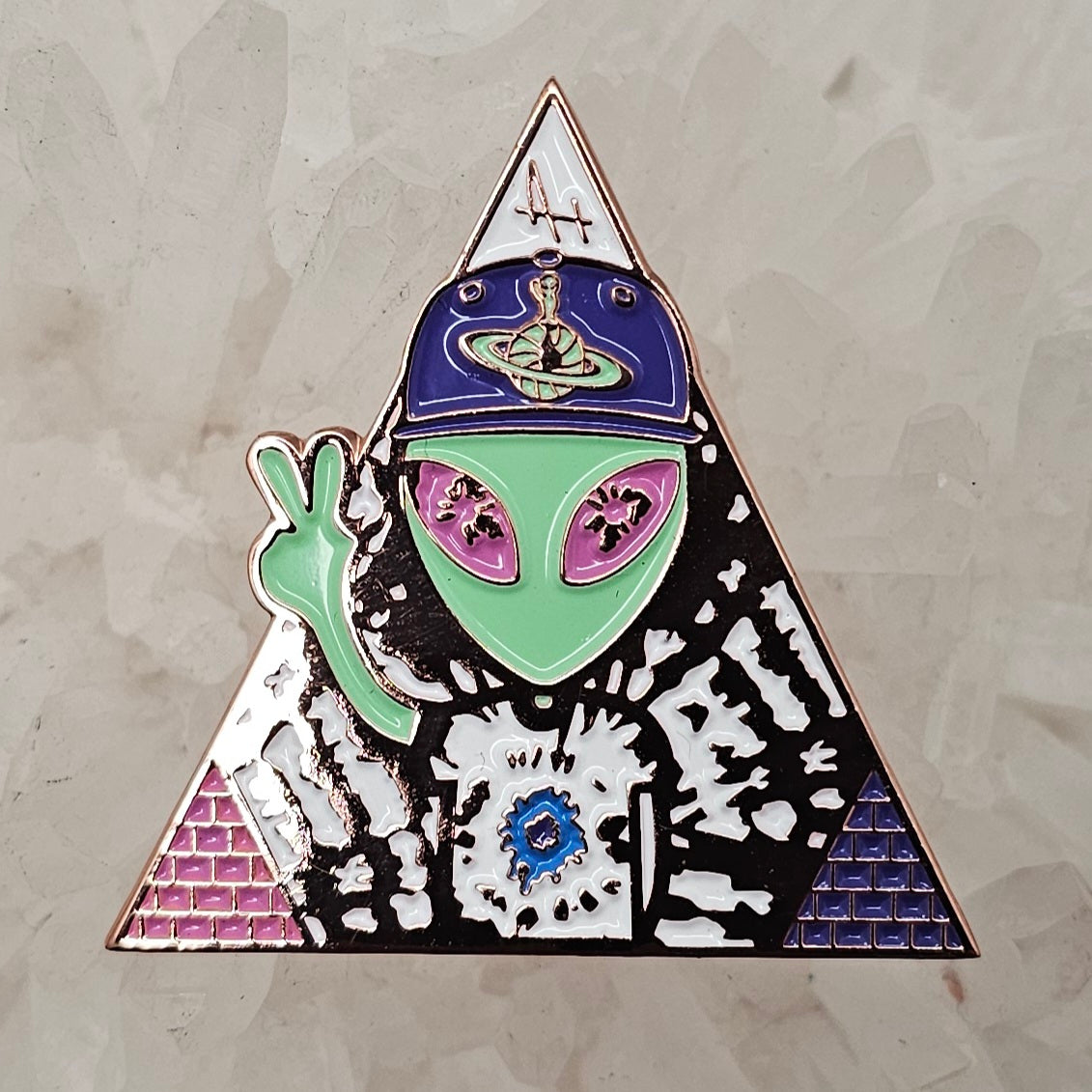 Ancient Alien Martian Ufo Enamel Pins Hat Pins Lapel Pin Brooch Badge Festival Pin