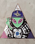 Ancient Alien Martian Ufo Enamel Pins Hat Pins Lapel Pin Brooch Badge Festival Pin