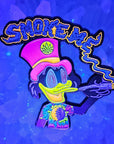 Smoke Me Scrooge Mcduck Stoner Weed Cartoon Enamel Pins Hat Pins Lapel Pin Brooch Badge Festival Pin