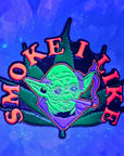 Star Smoke I Like Wars Yoda Jedi Weed Stoner Master Enamel Pins Hat Pins Lapel Pin Brooch Badge Festival Pin