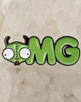 Oh My Gir God Invader 90s Cartoon Zim Enamel Pins Hat Pins Lapel Pin Brooch Badge Festival Pin