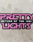 Return Of The Pretty Lights V4 Pink Dj Jedi Star Edm Wars Glow Enamel Pins Hat Pins Lapel Pin Brooch Badge Festival Pin