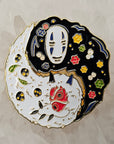 No Face Ying Yang Spirited Anime Away Manga Cartoon Enamel Pins Hat Pins Lapel Pin Brooch Badge Festival Pin