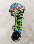 Shlump Alien Bass Music Edm Dj Dubstep Ufo 3D Metal Mini Spoon Enamel Pins Hat Pins Lapel Pin Brooch Badge Festival Pin