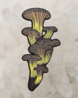 5 Pack - Fire Mushroom Cluster Mycology Shroom Psychedelic Art Wholesale Enamel Pin Hat Pin Bulk Lapel Pin Brooch Badge Festival Pin