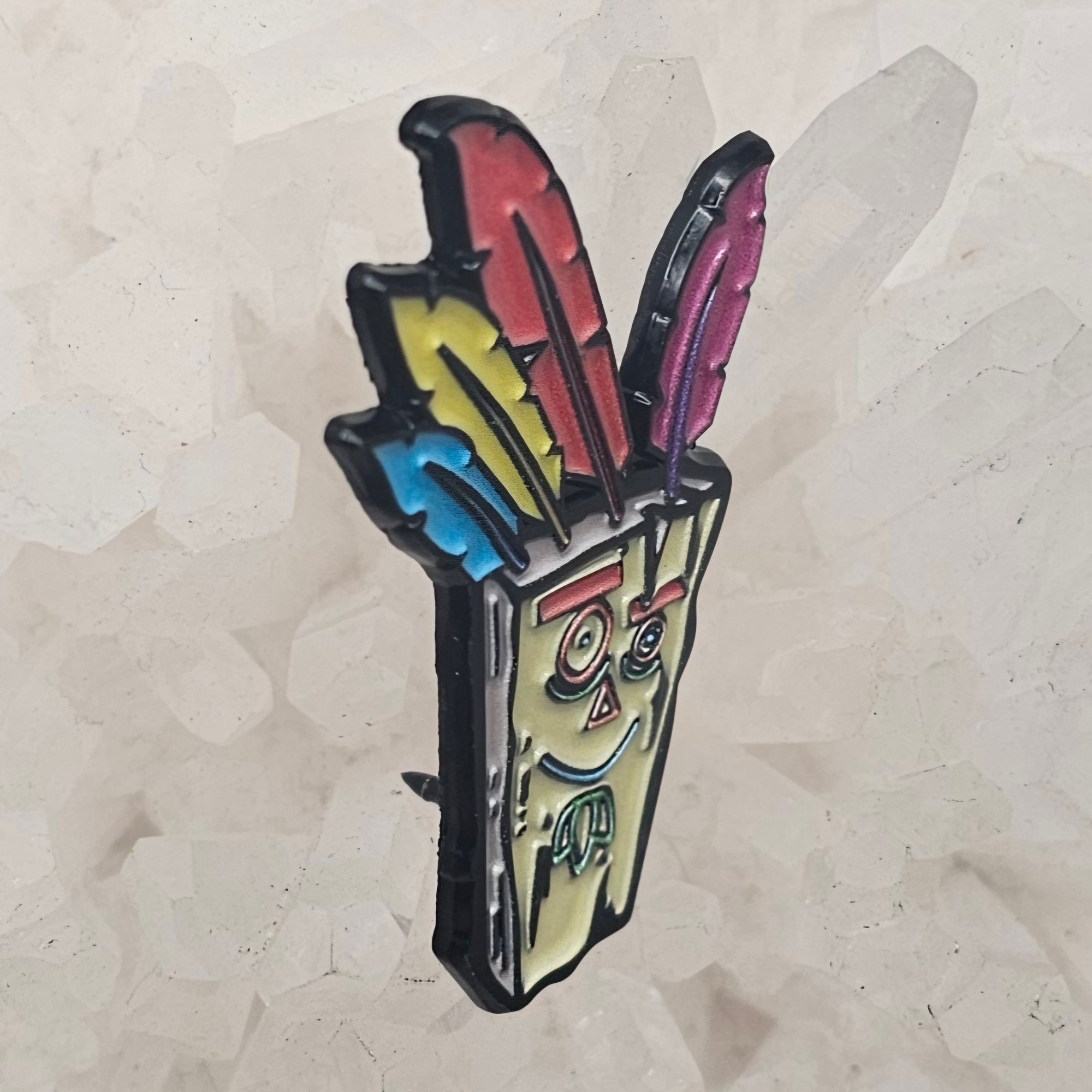 Ed Edd Aku Aku X Plank Final Form Crash Eddy Video Game Bandicoot 90s Cartoon Enamel Pins Hat Pins Lapel Pin Brooch Badge Festival Pin