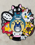 Studio Anime Ghibli No Face Manga Cartoon Mandala Enamel Pin Hat Pin Lapel Pin Brooch Badge Festival Pin