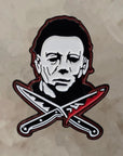 Halloween Mike Slasher Myers Knife Head Scary Movie Enamel Pins Hat Pins Lapel Pin Brooch Badge Festival Pin