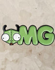 Oh My Gir God Invader 90s Cartoon Zim Enamel Pins Hat Pins Lapel Pin Brooch Badge Festival Pin