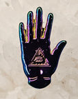 Fortune Teller Hand Rezz Palm Reading Edm Anodized Enamel Pins Hat Pins Lapel Pin Brooch Badge Festival Pin