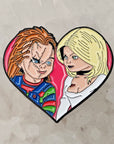 Spooky Love Chucky Bride Gore Horror Slasher Scary Movie Enamel Pins Hat Pins Lapel Pin Brooch Badge Festival Pin