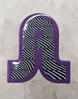 Zebra Lights PL Pretty Bass Lights Purple Edition Edm PLF Music DJ Glow Enamel Pins Hat Pins Lapel Pin Brooch Badge Festival Pin