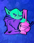 Star Weed Wars Stoned Yoda Parody Enamel Pins Hat Pins Lapel Pin Brooch Badge Festival Pin