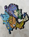 Lion Elephant Snake Cloud Creature Trippy Psychedelic Art 3D Enamel Pins Hat Pins Lapel Pin Brooch Badge Festival Pin