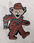 Freddy Dancing Freddy Bear Krueger Nightmare Forever Grateful Elm Street Dead Horror Enamel Pins Hat Pins Lapel Pin Brooch Badge Festival Pin