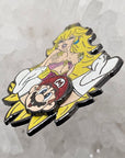 Peaches & Cream Mario Video Game Kinked Princess Sexy Peach Spinner Glitter Enamel Pins Hat Pins Lapel Pin Brooch Badge Festival Pin