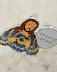 5 Pack - Deemsus Psssst Try Dmt Hippie Jesus Festie Wook Deemster Wholesale Silver & Glitter Enamel Pins Hat Pins Lapel Pin Brooch Badge Festival Pin