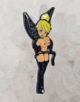 Pin Up Tinkerbell Peter Kinky Pan Erotic Fairy Cartoon Enamel Pins Hat Pins Lapel Pin Brooch Badge Festival Pin