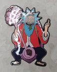 Dragon Rick Ball Z Morty Master Roshi Rick Anime Mashup Enamel Pins Hat Pins Lapel Pin Brooch Badge Festival Pin