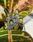 5 Pack - The Addams Simpson Family Horror Cartoon Wholesale Glow Enamel Pin Hat Pin Bulk Lapel Pin Brooch Badge Festival Pins