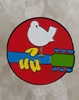 Bird Guitar Woodstock Festival Enamel Pins Hat Pins Lapel Pin Brooch Badge Festival Pin