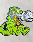 Ripped Reptar Stoner Tommy Rug Rat 90s Cartoon Weed Parody Enamel Pins Hat Pins Lapel Pin Brooch Badge Festival Pin