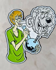 Stoner Shaggy Smokey Scooby Weed Parody Enamel Pins Hat Pins Lapel Pin Brooch Badge Festival Pin