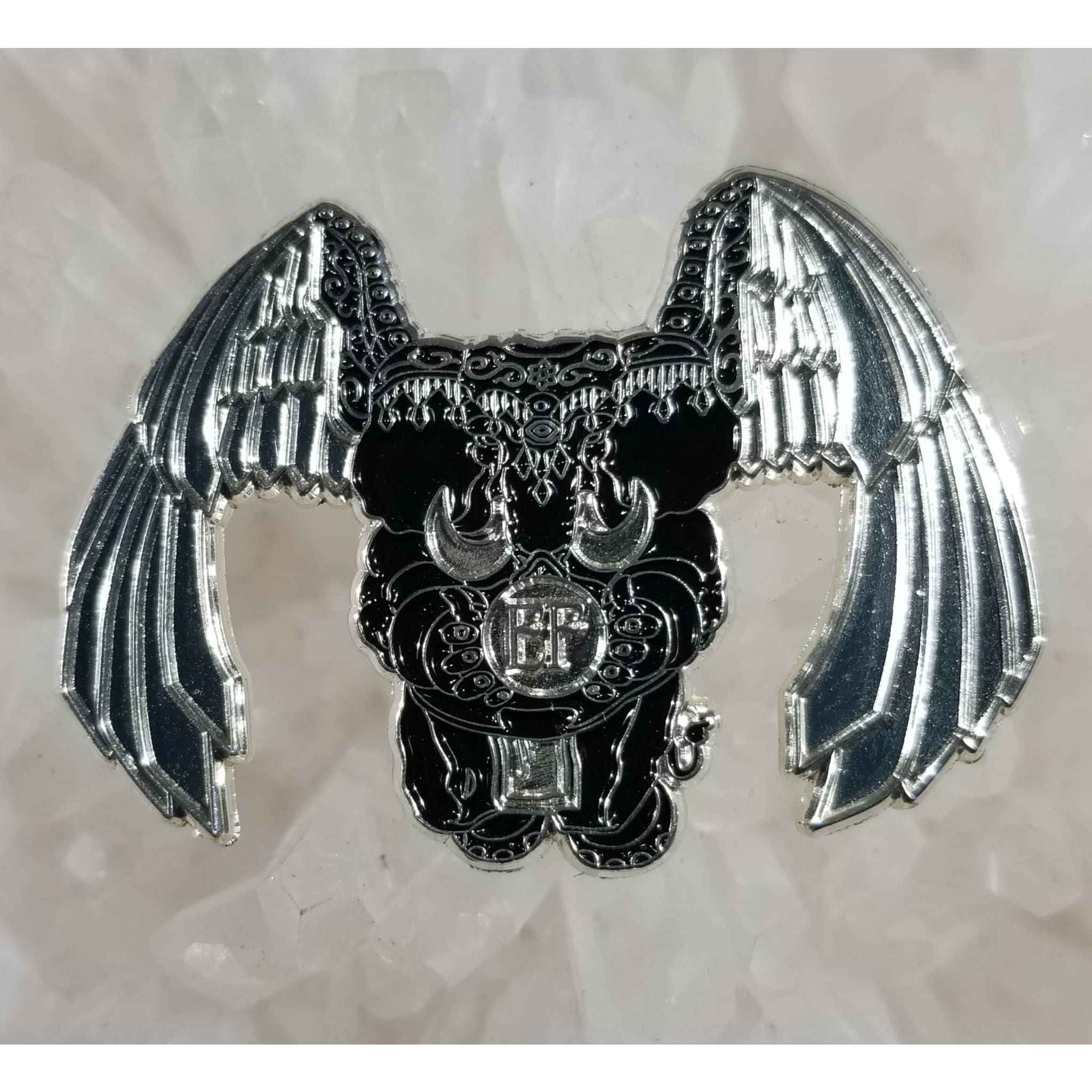 Electric Forest Festival Silver Elephant Wings Enamel Pins Hat Pins La Mythical Merch 0390